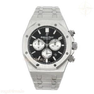 Audemars Piguet Royal Oak Chrono 26331 SS APSF Black/White Dial on SS Bracelet A2385