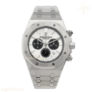 Audemars Piguet Royal Oak Chrono 26331 SS APSF Silver Dial Black Subdial On SS Bracelet A2385