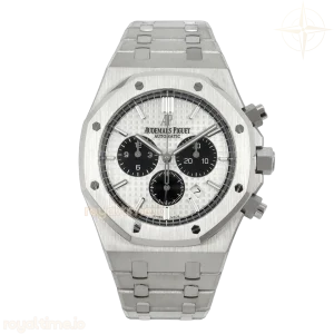 Audemars Piguet Royal Oak Chrono 26331 SS APSF White Dial on SS Bracelet A2385