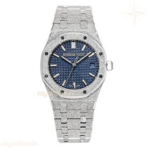 Audemars Piguet Royal Oak Frosted Gold Selfwinding Blue Dial