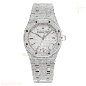 Audemars Piguet Royal Oak Frosted Gold Selfwinding White Dial