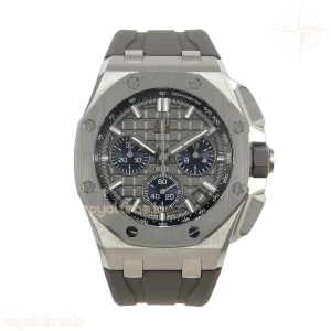 Audemars Piguet Royal Oak Offshore 43mm 26420io Titanium DDF Gray Dial on Gray Rubber Strap DD4401