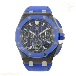 Audemars Piguet Royal Oak Offshore 43mm Ceramic APPF Blue Dial on Blue Nylon Strap AA4401