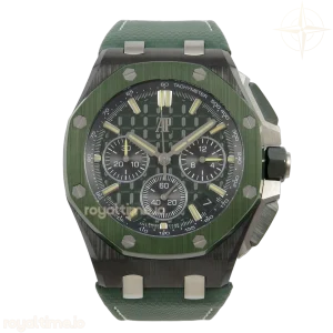 Audemars Piguet Royal Oak Offshore 43mm Ceramic APPF Green Dial on Green Nylon Strap