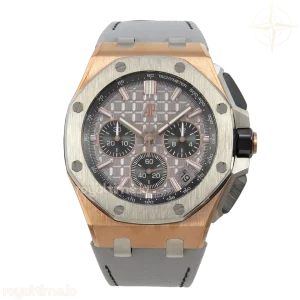 Audemars Piguet Royal Oak Offshore 43mm RG Titanium APPF Gray Dial on Gray Nylon Strap