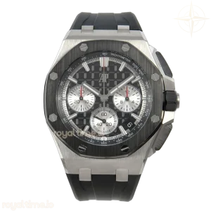 Audemars Piguet Royal Oak Offshore 43mm SS APPF Black Dial on Black Rubber Strap AA4401