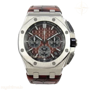 Audemars Piguet Royal Oak Offshore 43mm SS APPF Brown Dial on Brown Leather Strap AA4401