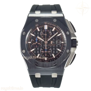 Audemars Piguet Royal Oak Offshore 44mm Black Ceramic TKF Black Dial on Black Rubber Strap A3126