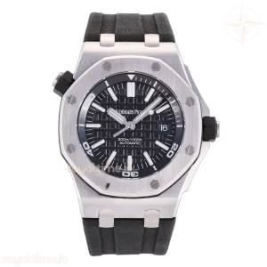 Audemars Piguet Royal Oak Offshore Diver 15703 JJF on Rubber Strap A2824 V11