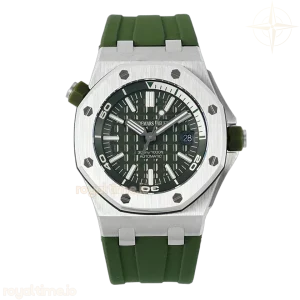 Audemars Piguet Royal Oak Offshore Diver Steel Khaki Dial 15710ST