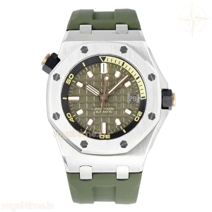 Audemars Piguet Royal Oak Offshore Diver Steel Khaki Dial Ref. 15720ST.OO.A052CA.01