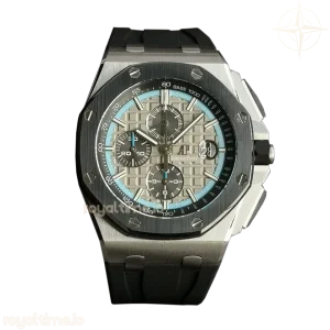 Audemars Piguet Royal Oak Offshore Novelty 44mm Grey Dial with Ceramic Bezel in Steel