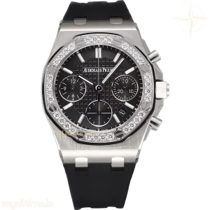 Audemars Piguet Royal Oak Offshore Selfwinding Chronograph 37mm Black Dial in Steel Ref. 26231ST.ZZ.D002CA.01