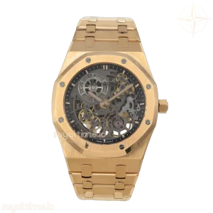 Audemars Piguet Royal Oak Openworked 16204 RG ZF Skeleton Dial on RG Bracelet A7124