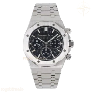 Audemars Piguet Royal Oak Self-Winding Chronograph Black Dial in Steel