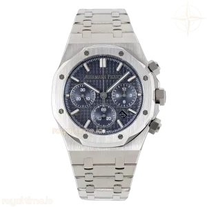 Audemars Piguet Royal Oak Self-Winding Chronograph Blue Dial in Steel