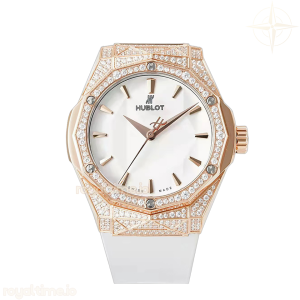 Hublot Classic Fusion Orlinski King Gold Alternative Pave 40mm White Dial