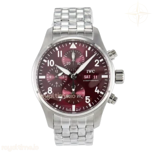 IWC Pilot’s Watch IW388107 BLSF Performance Chronograph 41mm Chinese New Year Special Edition SS Red Dial On Stainless steel bracelet A7750 to 69385