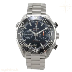 Omega Planet Ocean 600M Chrono SS VRF Black Bezel Black Dial on SS Bracelet A9900