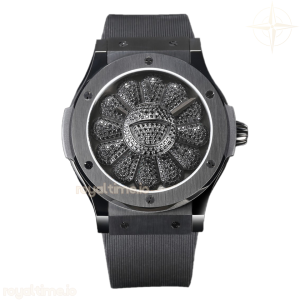 Hublot Classic Fusion Takashi Murakami 45mm Sunflower Dial on Rubber Strap