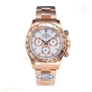Daytona 116505 White Dial in Everose Gold