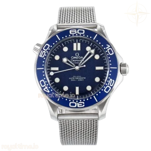 Omega Seamaster Diver 300M James Bond 007 60th Anniversary VSF Blue Dial on Mesh Bracelet A8806