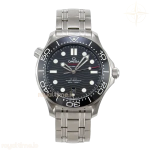 Omega Seamaster Diver 300M SS ORF Black Ceramic Black Dial on SS Bracelet OR8800
