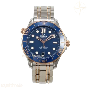 Omega Seamaster Diver 300M SS/RG ORF Blue Ceramic Blue Dial on SS/RG Bracelet OR8800