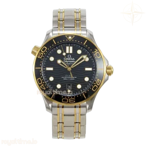 Omega Seamaster Diver 300M SS/YG ORF Black Ceramic Black Dial on SS/YG Bracelet OR8800