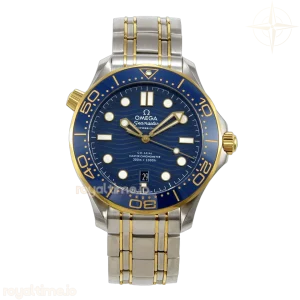 Omega Seamaster Diver 300M SS/YG ORF Blue Ceramic Blue Dial on SS/YG Bracelet OR8800