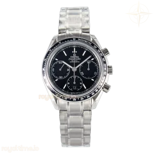 Omega Speedmaster Racing Master SS HKF Black Dial on SS Bracelet A7750