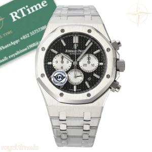 Audemars Piguet Royal Oak Chrono 41mm 26331 SS APSF Black/White Dial on SS Bracelet A2385