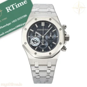 Audemars Piguet Royal Oak Chrono 26715 SS APSF Blue Dial On SS Bracelet A2385