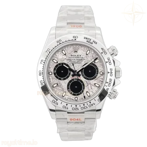 Daytona 116509 Meteorite/Black Dial in White Gold