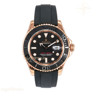 Yacht-Master 116655 VSF RG Black Ceramic Bezel on Oysterflex Rubber Strap VS3135