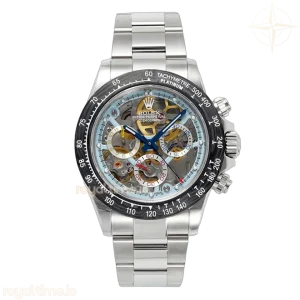 Blaken Daytona Skeleton Dial in Steel