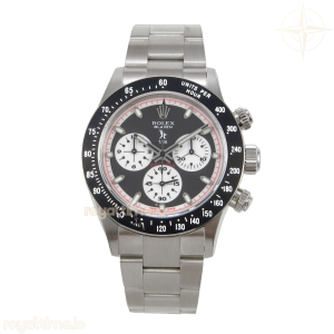 Custom PMSF Daytona Paul Newman Black Dial on SS 904L Bracelet DD4130 Custom Modded