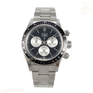Custom PMSF Daytona Paul Newman Black/Sliver Dial on SS 904L Bracelet DD4130 Custom Modded