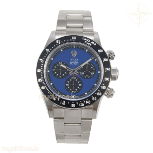 Custom PMSF Daytona Paul Newman Blue/Black Dial on SS 904L Bracelet DD4130 Custom Modded