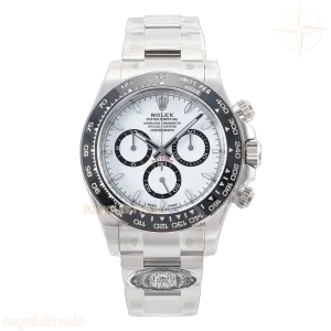 Daytona 126500 Panda Clean 904L SS Case and Bracelet White Dial SH4131