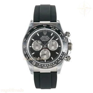 Daytona 126519 QF Black/Gray Dial on Oysterflex Strap QF4131 V10 (48 Hours Power Reserve)
