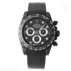 Daytona AET Black Classic on Rubber Strap