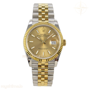 DateJust 36 126233 QF YG Stick Dial on Jubilee Bracelet QF3235