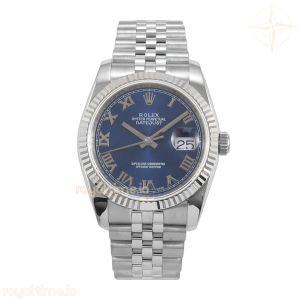 DateJust 36 SS 116234 GMF Blue Roman Dial on Jubilee Bracelet VR3135