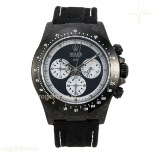 Daytona DIW Carbon N6F Black/White Dial on Black Nylon Strap DD4801