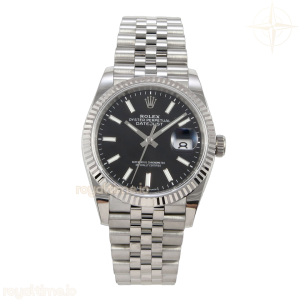 DateJust 36 SS 126234 ARF Black Stick Dial on Jubilee Bracelet DD3235