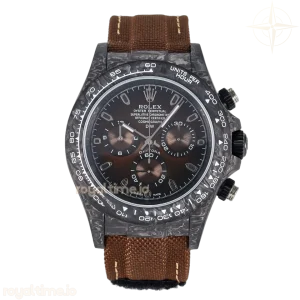 Daytona DIW Carbon/SS Case and Bezel DIWF Edition Brown Dial on Brown Nylon Strap A7750