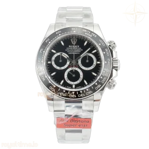2023 Daytona 126500 AR+F 904L SS Case and Bracelet Black Dial SA4131