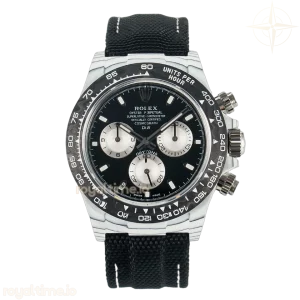 Daytona DIW White Carbon Case N6F Edition Black/White Dial on Black Nylon Strap A4130