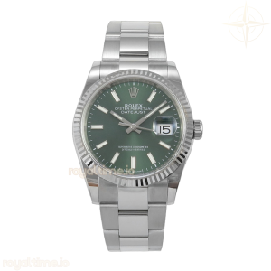DateJust 36 SS 126234 ARF Green Stick Dial on Oyster Bracelet DD3235